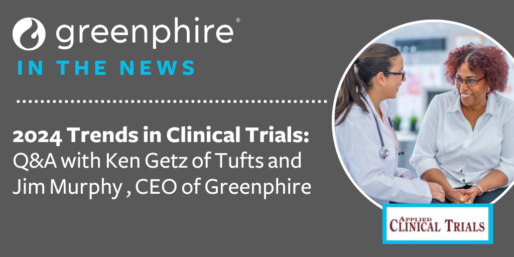 Following our February Trailblazer webinar, @clin_trials caught up with Ken Getz and Jim Murphy to discuss their thoughts on a variety of topics including new trends in #ProtocolDesign, #PatientCentricity, and #DCTs. Read more, and watch the replay: appliedclinicaltrialsonline.com/view/2024-tren…
