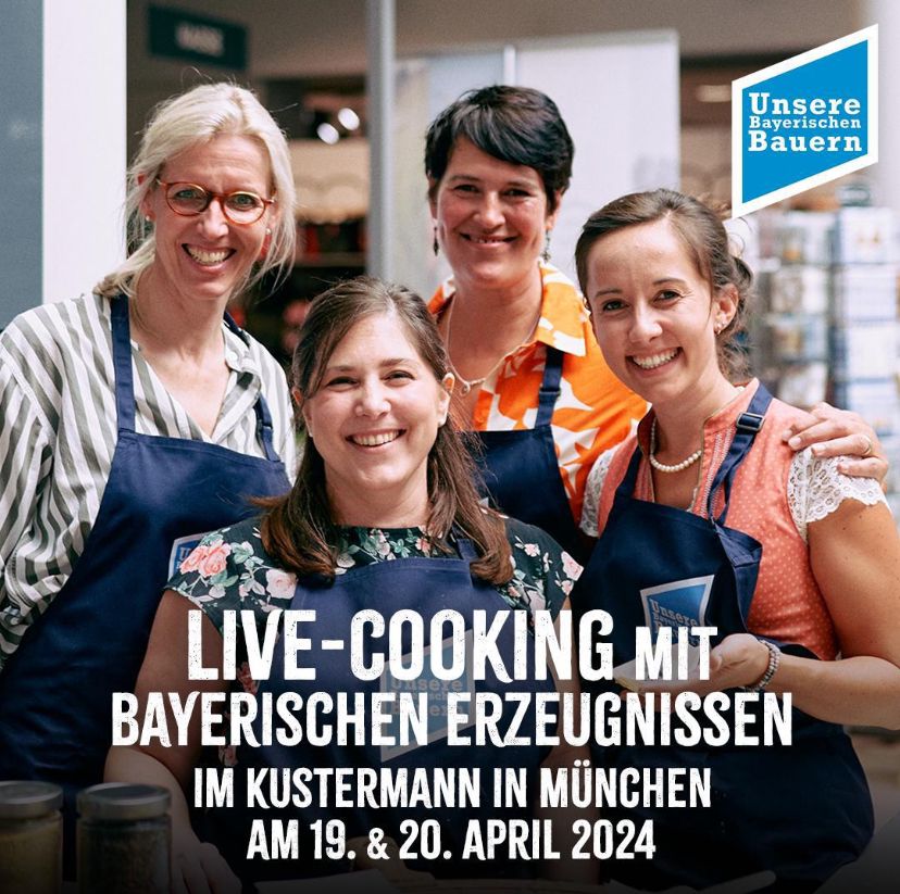 Freitag oder Samstag in München? Kommt vorbei: unsere-bauern.de/veranstaltunge… 🧀🌾😋