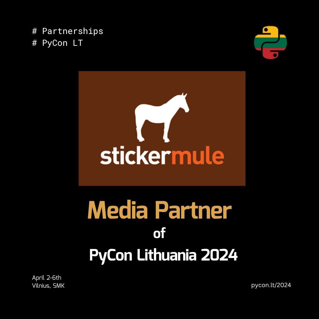 We are sending thank you to our media partners Sticker Mule!😍