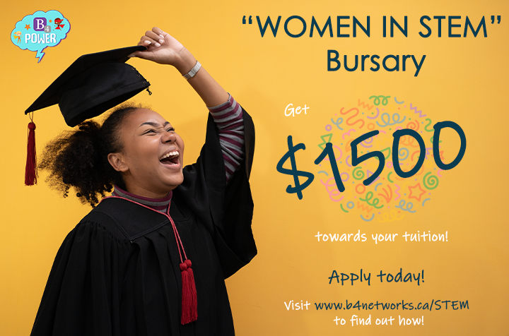 Two weeks left to apply! Don't miss out! Link: ow.ly/ro6x50QNYQI

#stem #womeninstem #bursary #empoweringwomen #b4networks