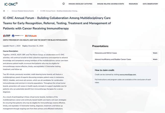 IC_ONC's tweet photo. NEW CME ACTIVITY! 
2 Multidisciplinary tumor boards discuss patient cases in melanoma, NSCLC, bladder &amp; renal cell cancers.  Strategies for ensuring patients receiving immunotherapy receive effective, timely, equitable biomarker testing, dx, tx &amp; followup. https://t.co/yRMnmPN93V https://t.co/PIQKtjtnA5