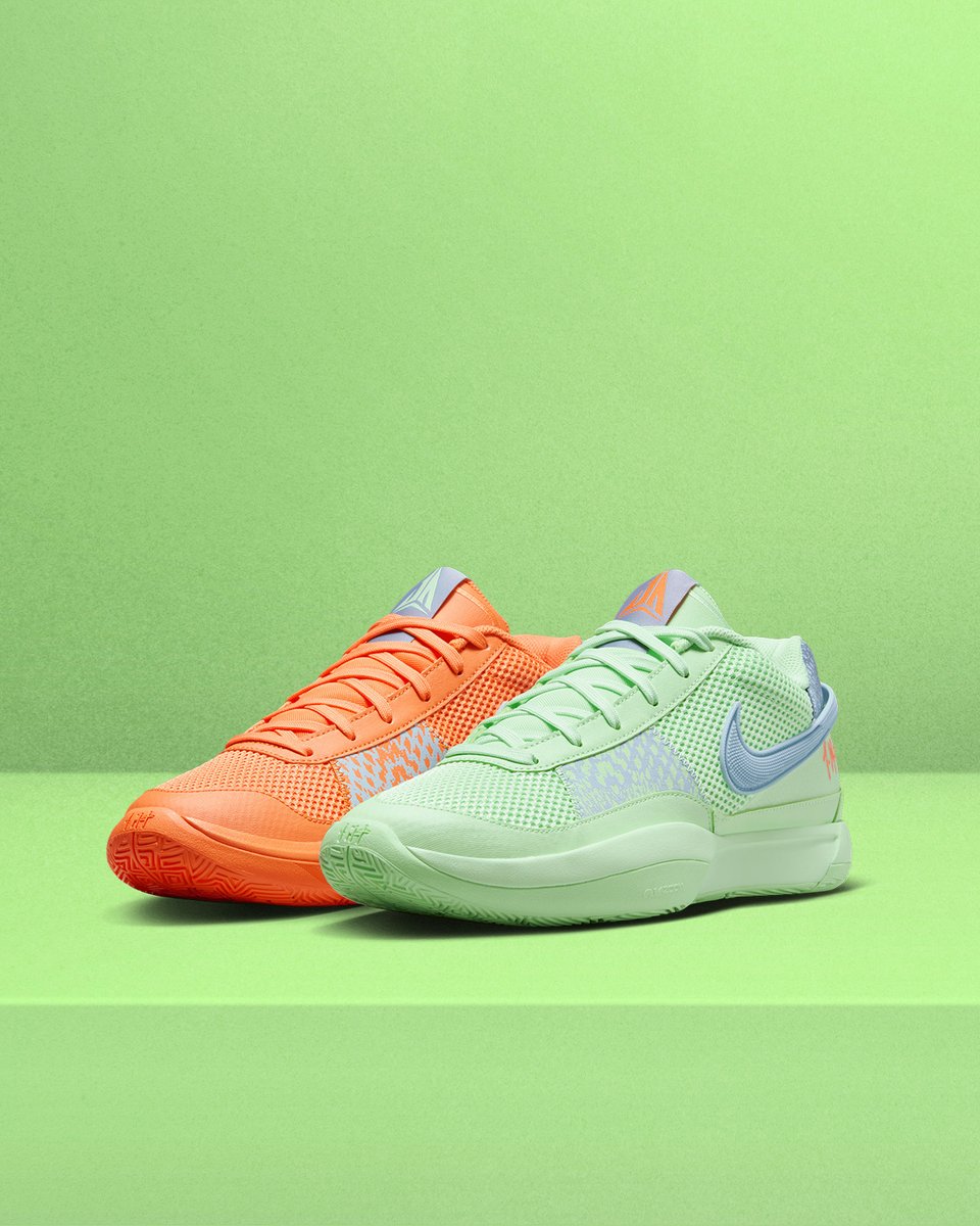 Show out on the court! 🏀 The Nike Ja 1 makes a vibrant 'Mismatch' return tomorrow, 4/19. Cop online at 10AM EST in men's and big kids' sizing. Visit the link in bio for a closer look. #snipesusa #snipesknows #gotitfromsnipes