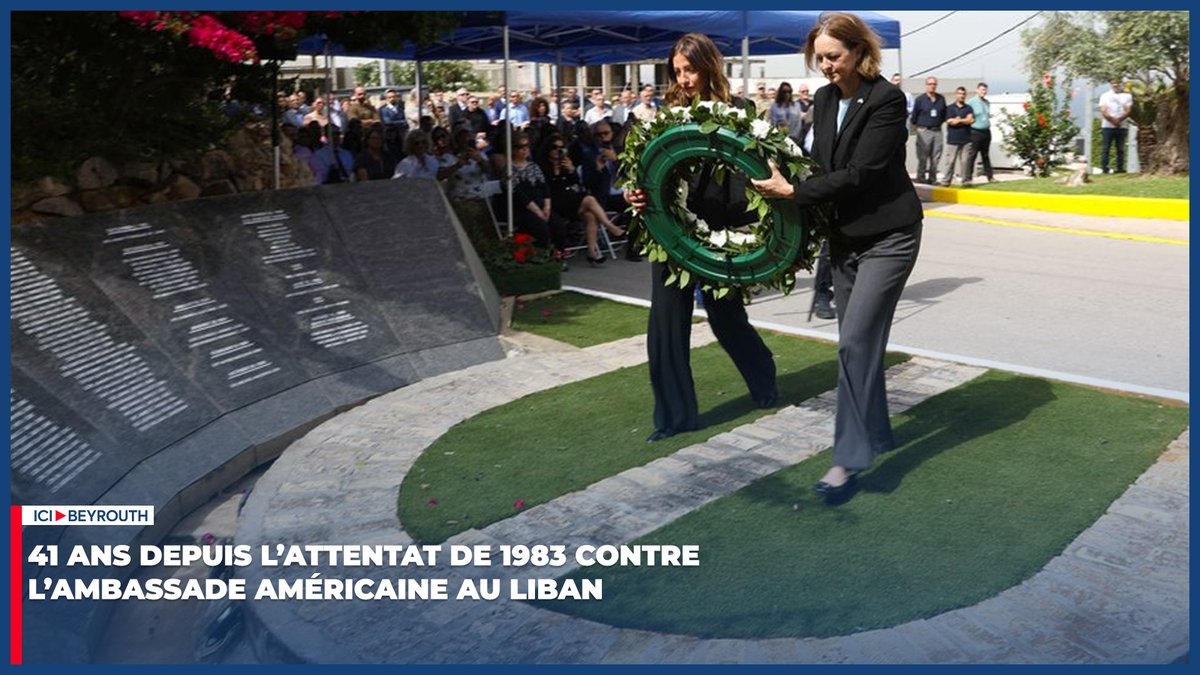 Icibeyrouthnews's tweet photo. #LIBAN - #LisaJohnson a rendu hommage aux victimes qui sont tombées en 1983 dans un attentat à la bombe perpétré contre l’ambassade américaine au Liban.
@usembassybeirut
https://t.co/JSFPWrtBM5 https://t.co/tw8mmFeZ0K