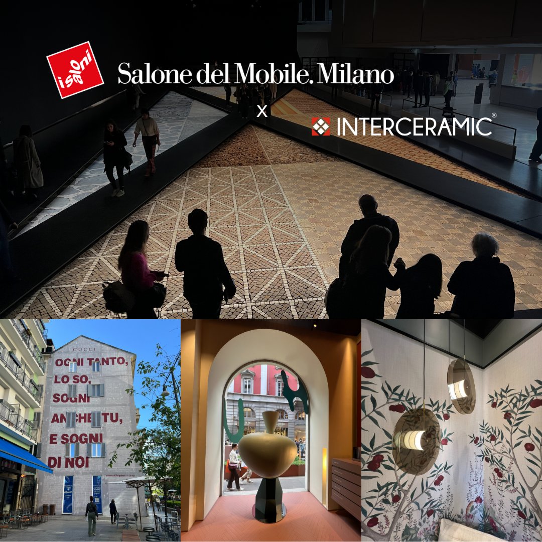 ¡Interceramic en Milán! Nos inspiramos en las últimas tendencias de diseño e innovación en el Salone del Mobile Milano 2024 para hacer de tu hogar un espacio verdaderamente especial. #SALONEDELMOBILE