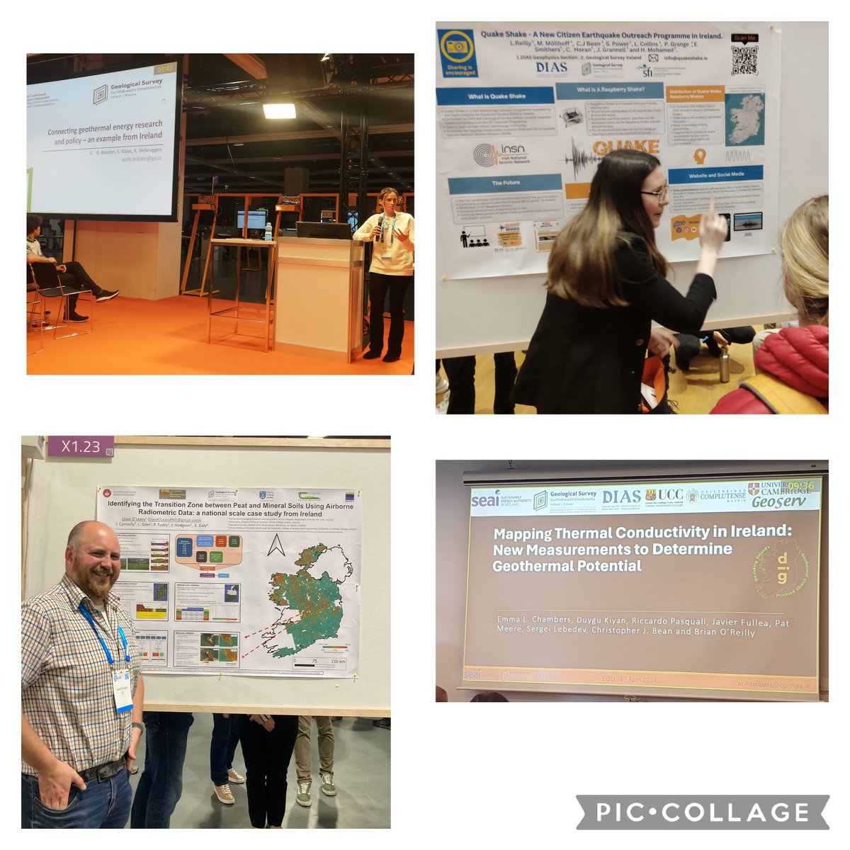 More @GeolSurvIE supported talks & posters today @EuroGeosciences #EGU24 Connecting #Research and #Policy in #Ireland's #Geothermal sector New thermal conductivity data @dias_geophysics Peat mapping from @Tellus_gsi data by @BiggusDaveus @Teagasc @uniofgalway & @quakeshake