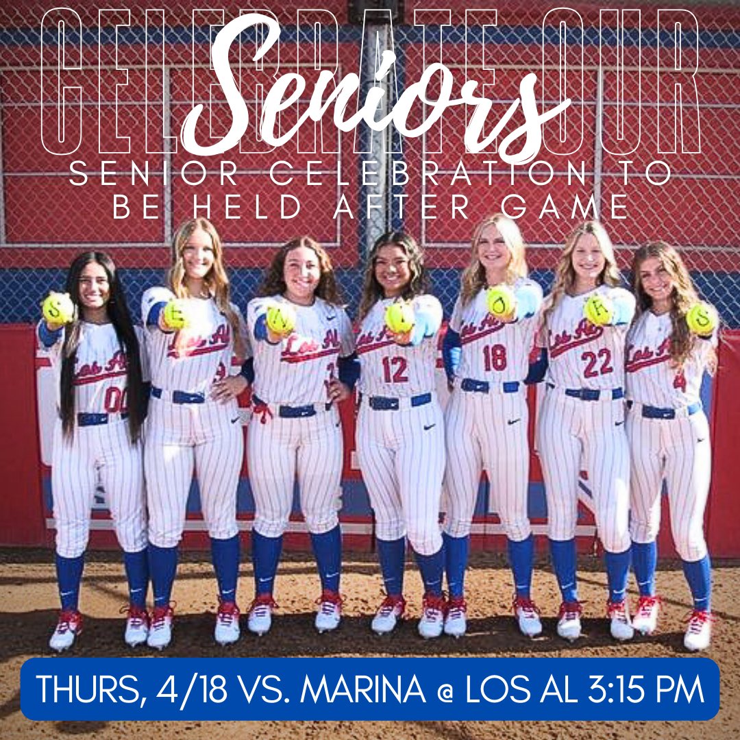 Los Alamitos HS Softball 🥎 (@LosAl_Softball) on Twitter photo 2024-04-18 19:12:13