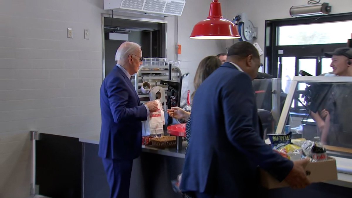 Pres. Joe Biden visited a Philly Wawa Thursday, grabbing a hoagie and a black-and-white milkshake with Mayor Cherelle Parker just one day after he stopped at a Pittsburgh Sheetz-- as emblematic of the coalition he'll need to unite if he wants to win the commonwealth in November.