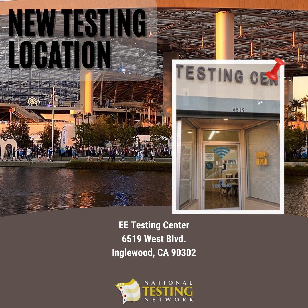 NationalTesting's tweet image. We've launched a new public safety testing location in Inglewood, California!

EE Testing Center
6519 West Blvd.
Inglewood, CA 90302

Testing weekly on Thursdays and Fridays.

#PublicSafety #NationalTestingNetwork #CommunityFirst