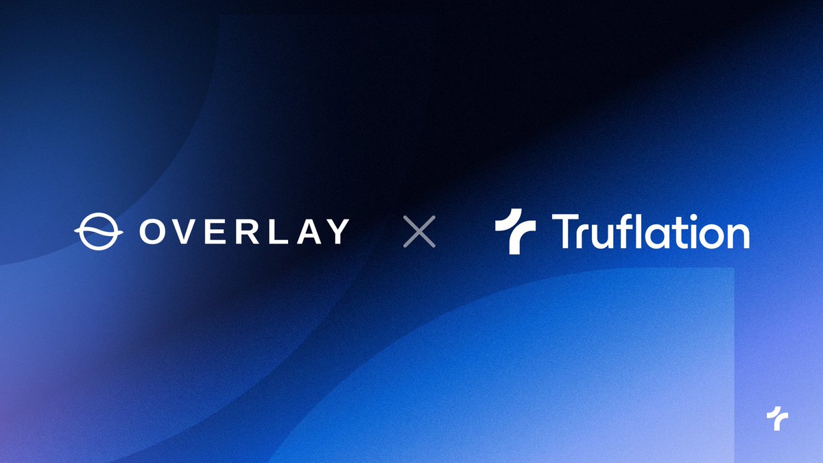 🔌Empowering Financial Freedom: Truflation Joins Forces with Overlay Protocol to Enhance EV Index With Overlay's expertise in liquidity provision and innovative token mechanics, this collaboration represents a significant advancement in the democratization of finance.