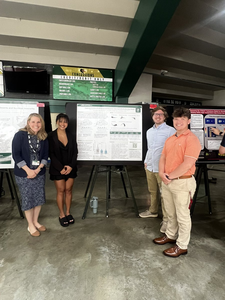 Congratulations to all of the students who presented at today’s Service Learning and Undergraduate Research Expo! We loved seeing Dr. Camerron Crowder’s students’ research with the Hugh Kaul Precision Medicine Institute! @uabmedicine @UNeurobiology @UABNews @UABHeersink