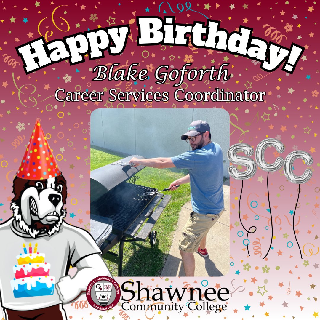 With the excitement of Employee Appreciation Day yesterday, we forgot our birthday shoutout for Career Services Coordinator Blake Goforth. So, Blake, we wish you a happy belated birthday, but what were you doing yesterday? That grill is empty. Where's the beef?!? 😎🍔