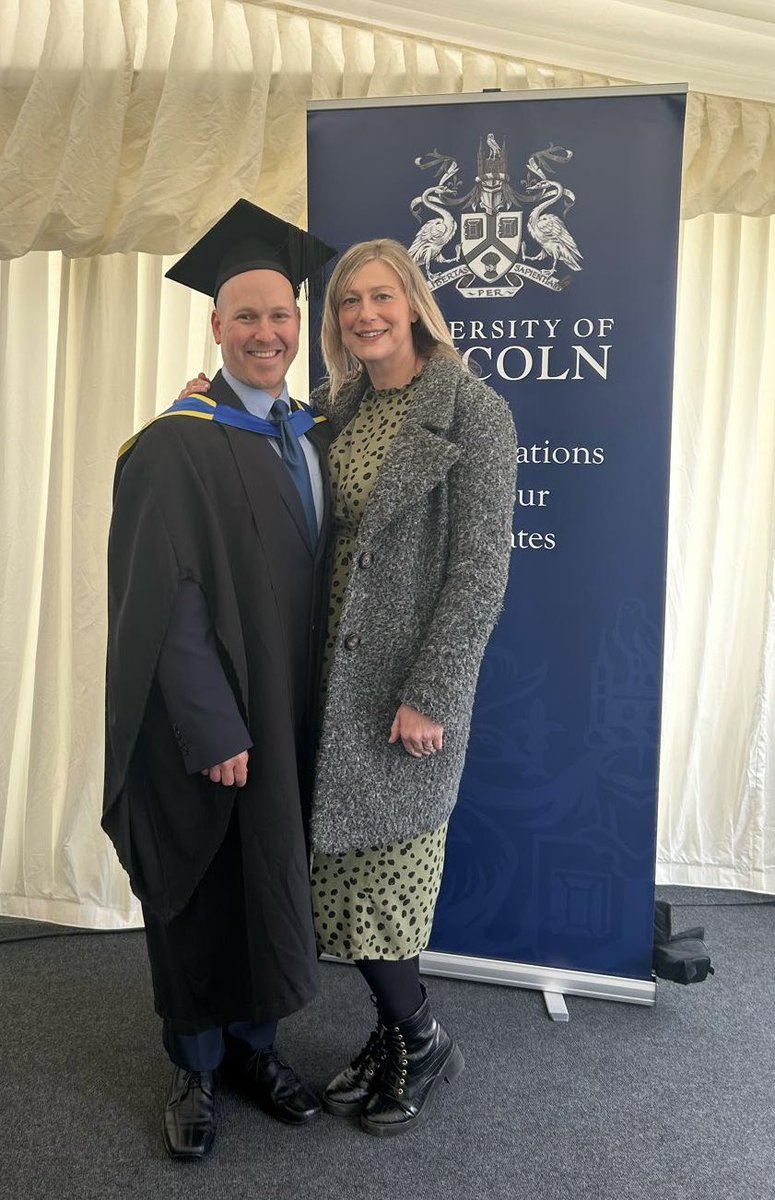 Had a great morning celebrating my graduation for the Chartered Manager Degree Apprenticeship at @unilincoln. Huge thanks to all my family, friends and colleagues for all the support. Looking forward to the next chapter, but for now I am enjoying a break! @cmi_managers