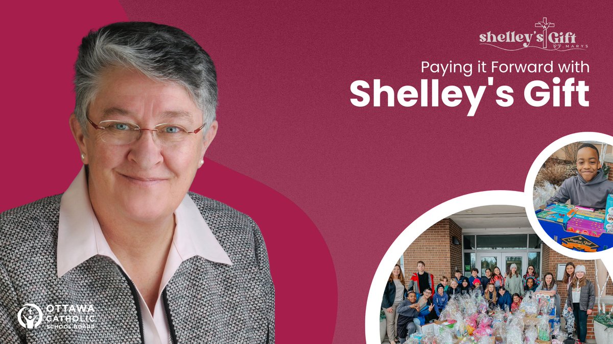 ✨Inspired by Sr. Shelley Lawrence, @StMaryOCSB Mrs Stanisic sparked compassion in her students. Supported by @StAnneOCSB's Principal and #OCSB staff, they collected items to donate and established 'Shelley’s Gift' as a tradition, honouring her spirit.🕊️ 🔗ocsb.ca/2024/04/18/pay…