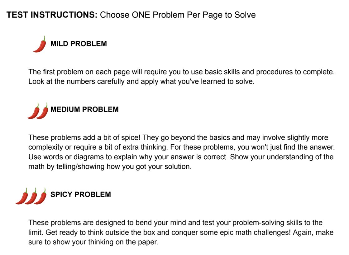 Learning is too dynamic a process to justify 'tracking.' This is why we need to make our instruction mild, medium, and spicy 🌶️🌶️🌶️ Low-floor, high-ceiling questions foster independence and teach students to make informed decisions about their learning @pgliljedahl