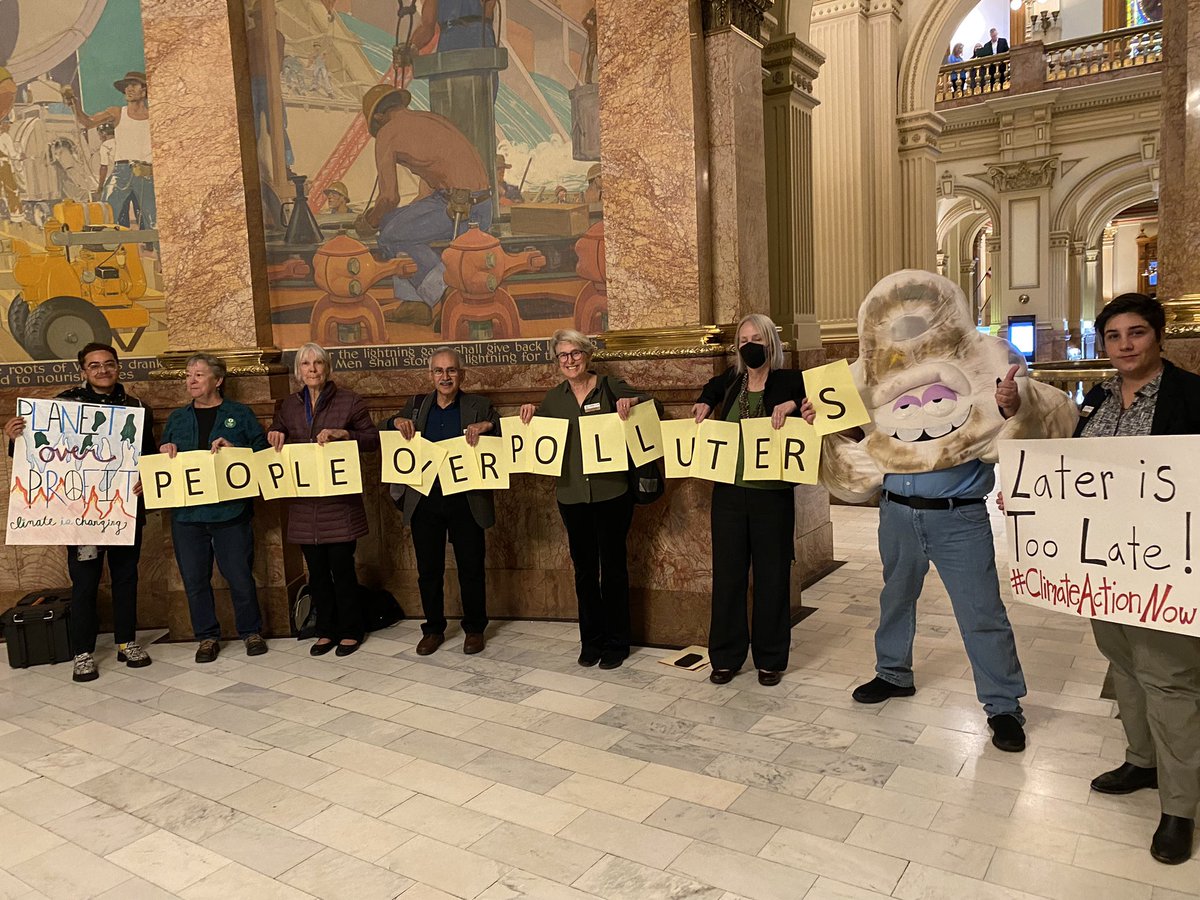 People over polluters! Showing our support for clean air for everyone in Colorado regardless of their ZIP code. #copolitics #coleg leg.colorado.gov/bills/hb24-1339