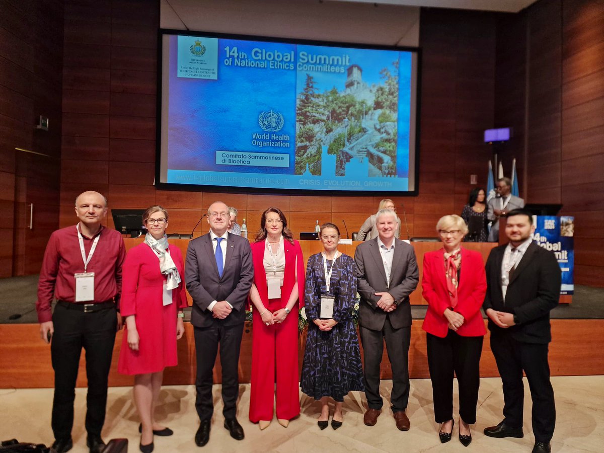 In a world in permacrisis, robust ethical frameworks are all the more essential in guiding governance across the spectrum - including health policy, systems & research. 

Kudos to San Marino 🇸🇲 for hosting the 14th Global Summit of National Ethics Committees!