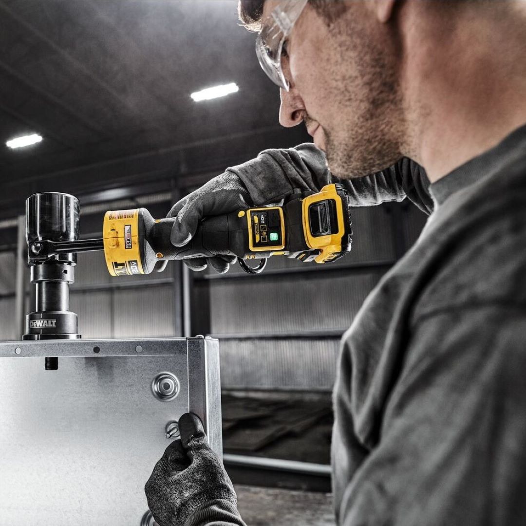 How’s DEWALT® improving workflows in the electrical trades? By introducing new tools in the 20V MAX* line that help tradespeople move seamlessly from task to task — from punching holes in enclosures to cutting conduit and strut. Learn more > sbdinc.me/3vSWWij