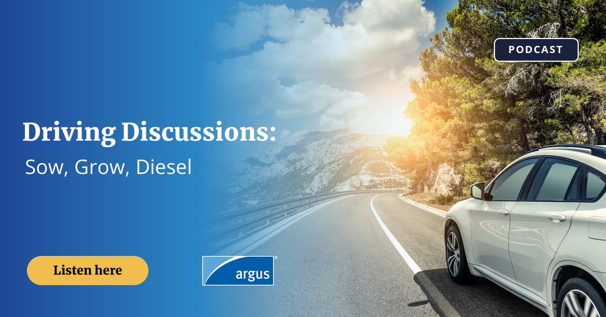 🎙️ 𝗣𝗼𝗱𝗰𝗮𝘀𝘁 | Focusing on the region's spring planting season, what is the current situation in the US GULF and Midcontinent? How does it affect the diesel market? Listen more in this podcast: okt.to/aFklSY #ArgusMedia #oilproducts #diesel #fuel