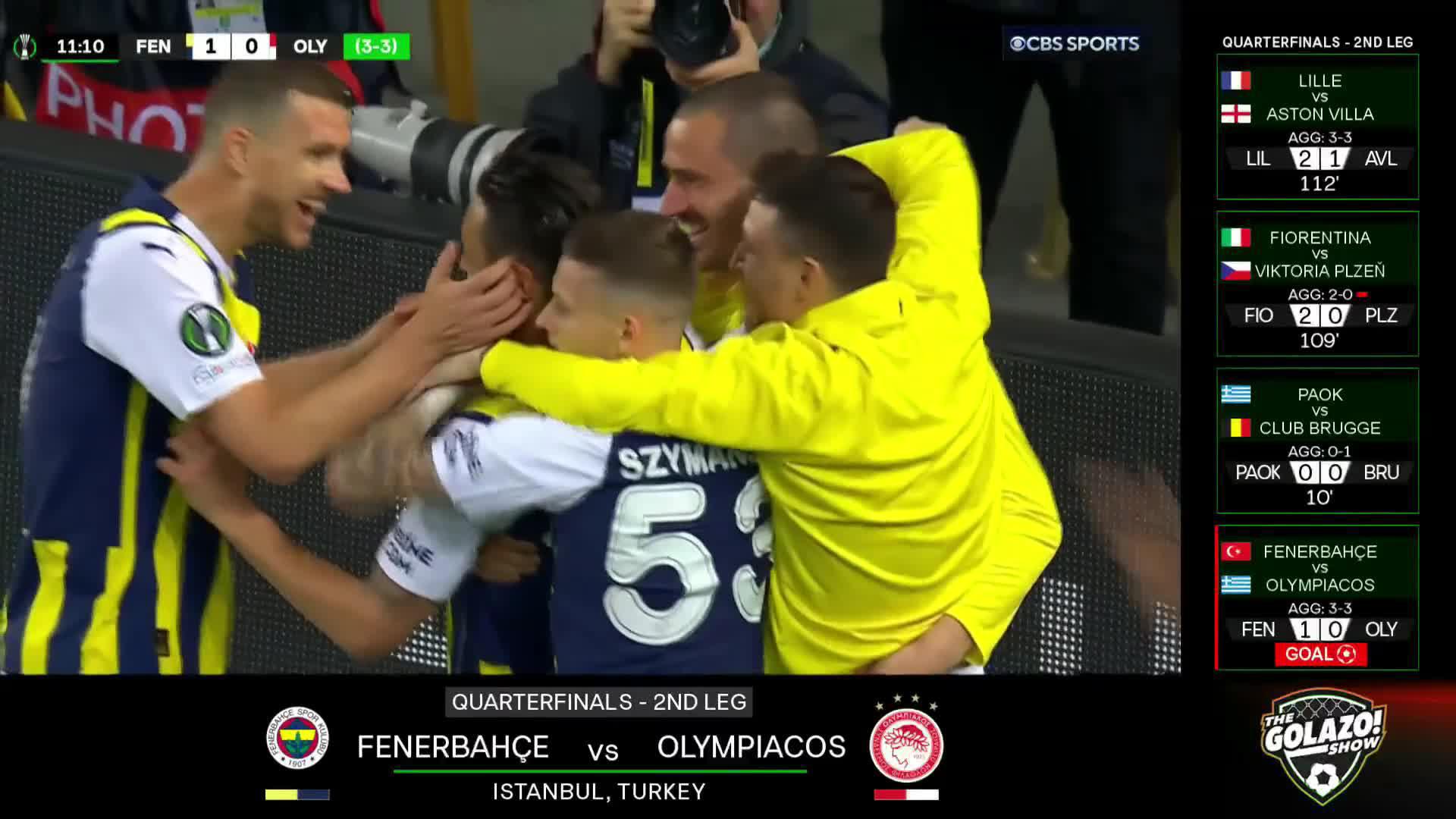 İrfan Kahveci comes through again for Fenerbahçe 🔥All level on aggregate against Olympiacos 🌶️