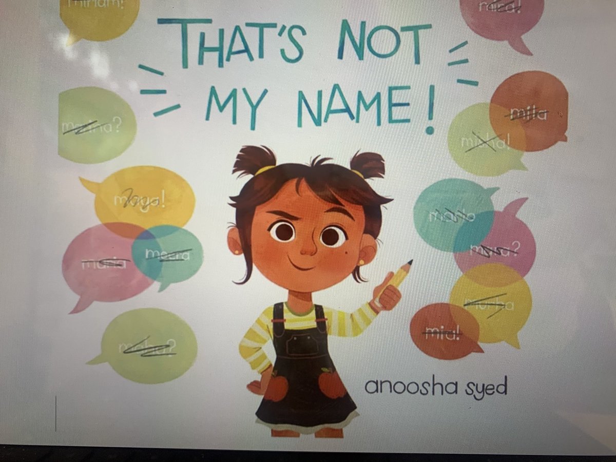 We read this book as a reminder that our names are so special! ❤️