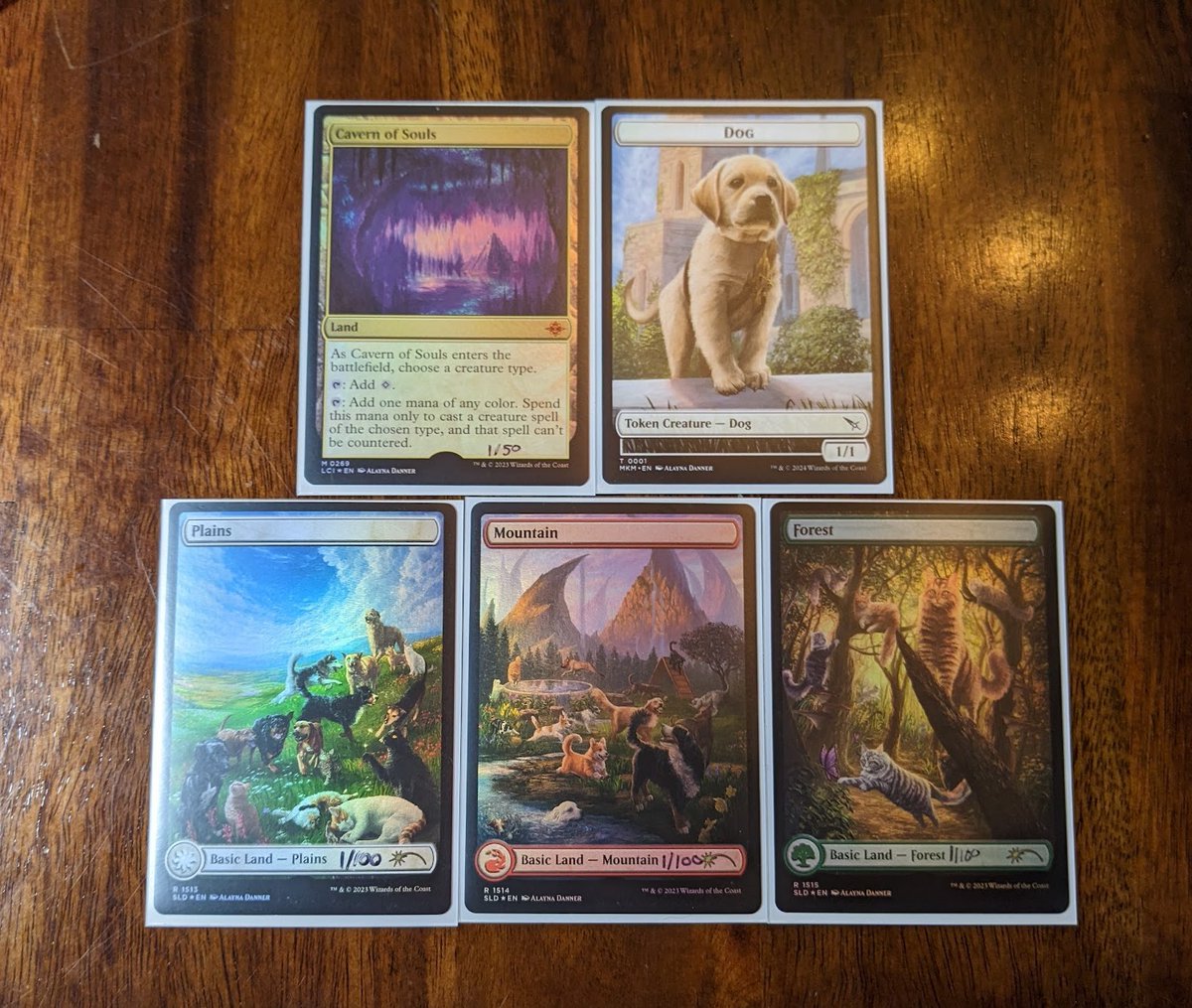 My webstore has been updated! Now including the Raining Cats & Dogs Lands, Cavern of Souls, and Dog/Puppy token from MKM!  <3  50% of proceeds from Cat/Dog lands goes to animal charities. 
alayna-danner.square.site  

#mtgart #magicthegathering #mtgsld