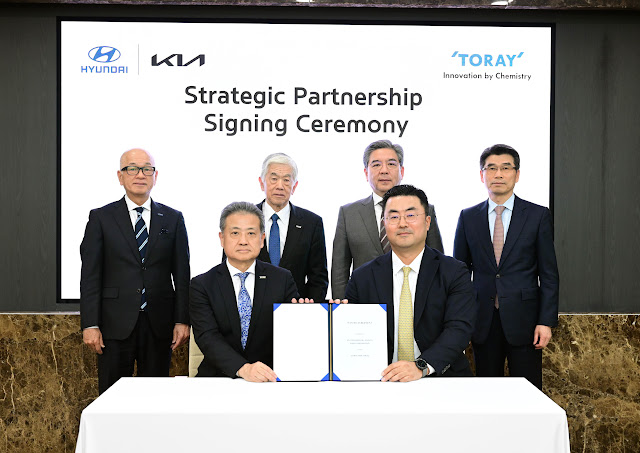 #HyundaiMotorGroup y Toray Group se unen para dar forma a una nueva era de movilidad a través de la innovación de materiales y #Kia gana  premio Car Design Award 2024 por el lenguaje de diseño de marca con 'Opposites United' @HyundaiEsp @KiaEspana 
acortar.link/e5SQxx