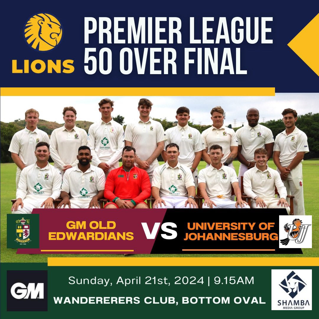 It’s the big final at the end of a long season. Come on boys, bring it home!