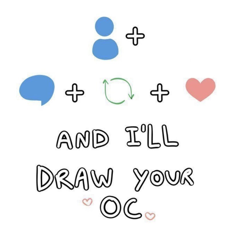 So I wanna practice my skills and gain some followers so drop your OC’s and I’ll draw the best ones #artmoots