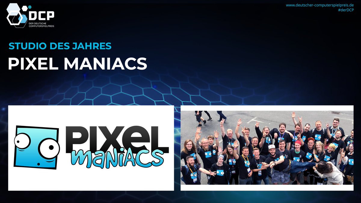 🎉🌟 Ein Höhepunkt des Abends: Gemeinsam mit unserem Laudator <a href="/Markus_Soeder/">Markus Söder</a> freuen wir uns, das "Studio des Jahres" bekanntzugeben. 🏆🎮 

Das Studio, das den prestigeträchtigen Titel verdient hat ist: Pixel Maniacs <a href="/pixel_maniacs/">Pixel Maniacs ➡ Wishlist ChromaGun 2 on Steam</a>! 💫✨ 

#derDCP
