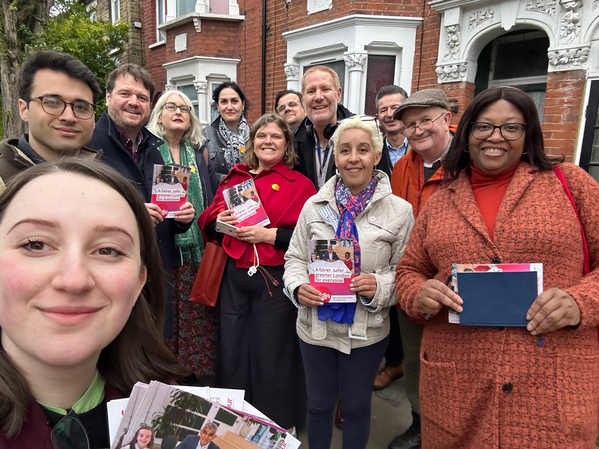 Super Thursday for @WFLabourParty! campaigning hard for @SadiqKhan and @Semakaleng