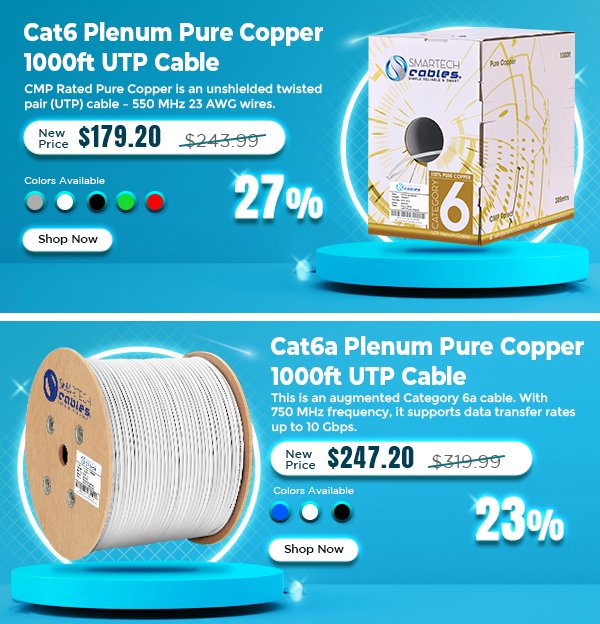 Enhance your network's ☄️performance with our premium Cable.

🚚 Local Pickup Available!
🌎 smartechcables.com
📨 sales@smartechcables.com

#smartechcables #StructuredCabling #bulk #Cat6Cable #plenum #cablingservices #NewArrivals2024 #UTP #coppercable #wholesalesupplier