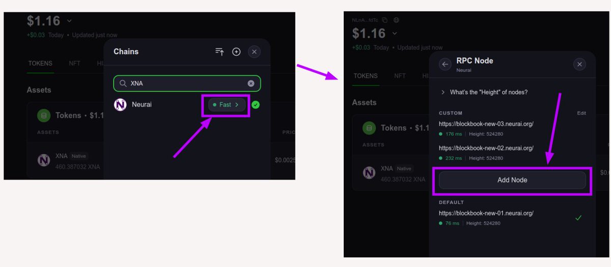 🔥 New servers for Onekey wallet 🔥 Right now the @OneKeyHQ wallet comes with only one Neurai server to operate and it is in Europe. Our development team has created two more. One in USA and the other in ASIA: ✅ Europe: blockbook-onekey-01.neurai.org ✅ Singapore:…