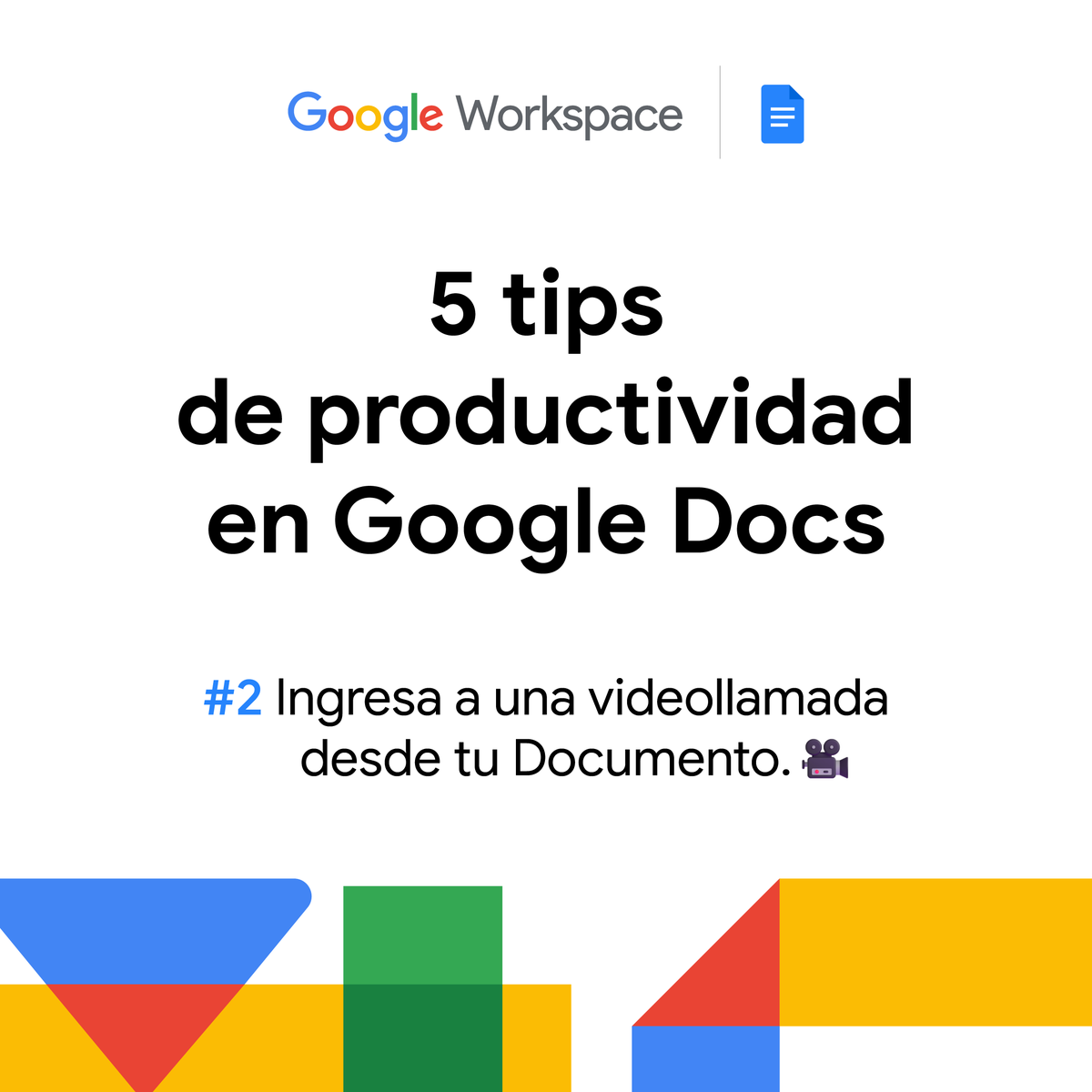 Workspace_LA's tweet image. Colabora con tu equipo de forma más simple y rápida creando una videollamada directo desde #GoogleDocs. Solo tienes que hacer clic en el ícono de videollamada (🎥) que está en la esquina superior derecha ¡y listo!