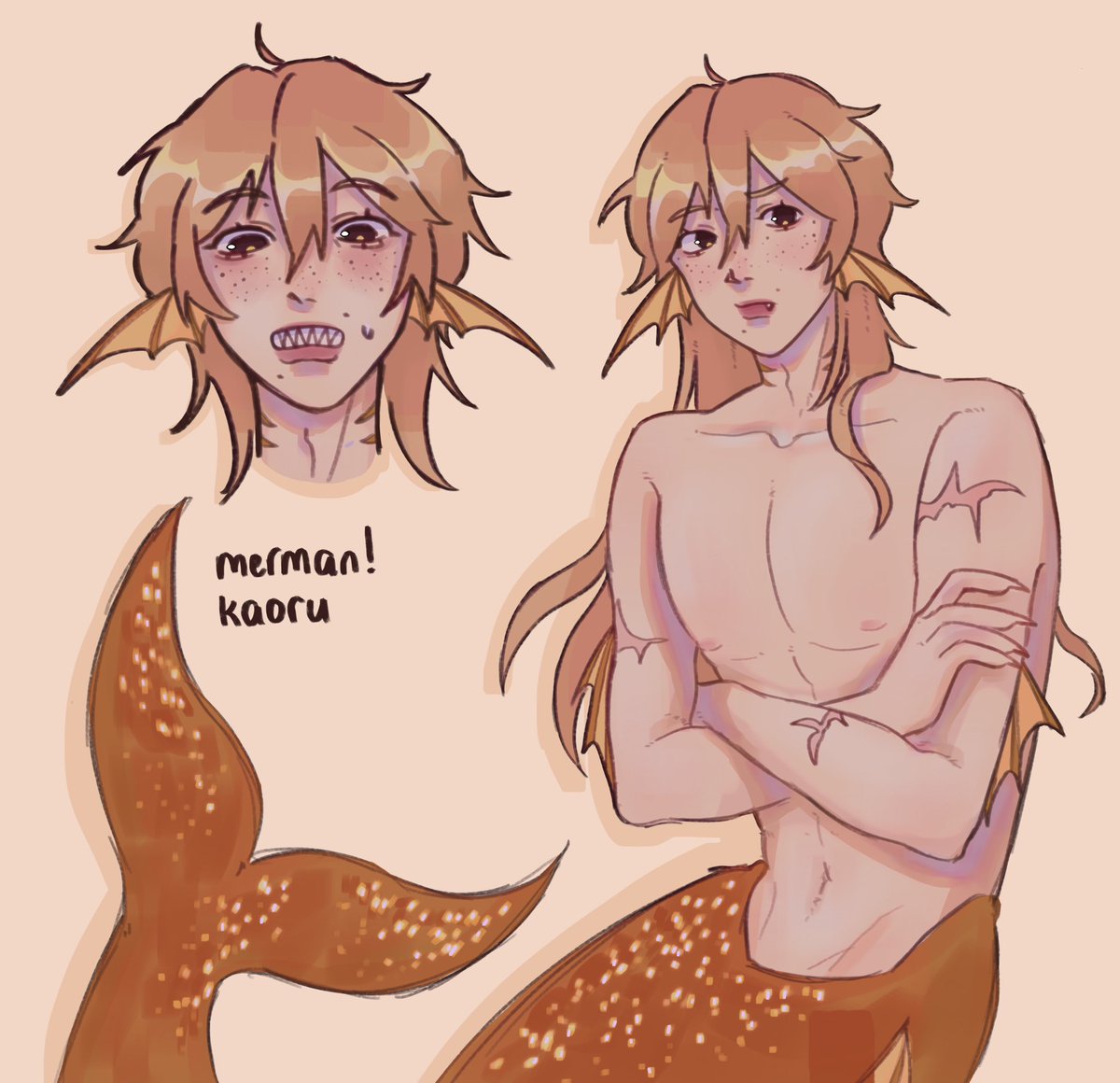 merman kaory :3
#羽風薫 #あんスタ