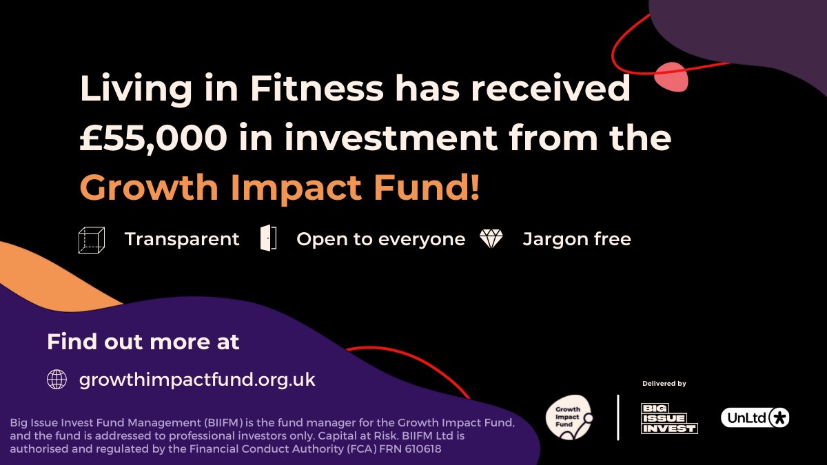 Living in Fitness receives a £55,000 investment from our #GrowthImpactFund, empowering older adults to stay fit, connected, and independent longer. 

Find out more ▶️ bit.ly/4aMjMqI 

#Fitness #SocialImpact #Investment #Invest