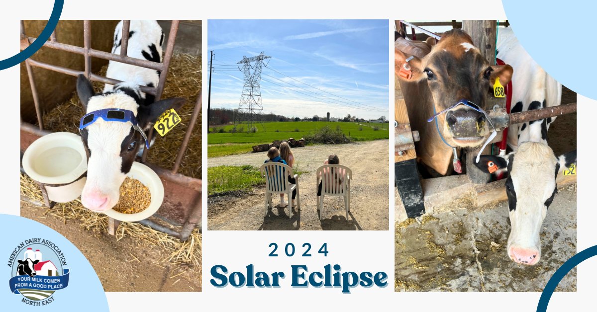 Throwing it back to the historic solar eclipse! There's no better view, than the view from the farm. 😎