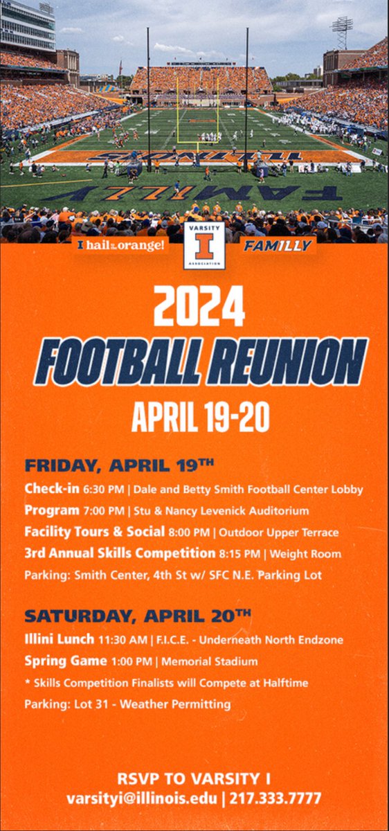 Still time to RSVP for the 2024 Varsity I Football reunion this weekend! DM to RSVP!🔸🔹