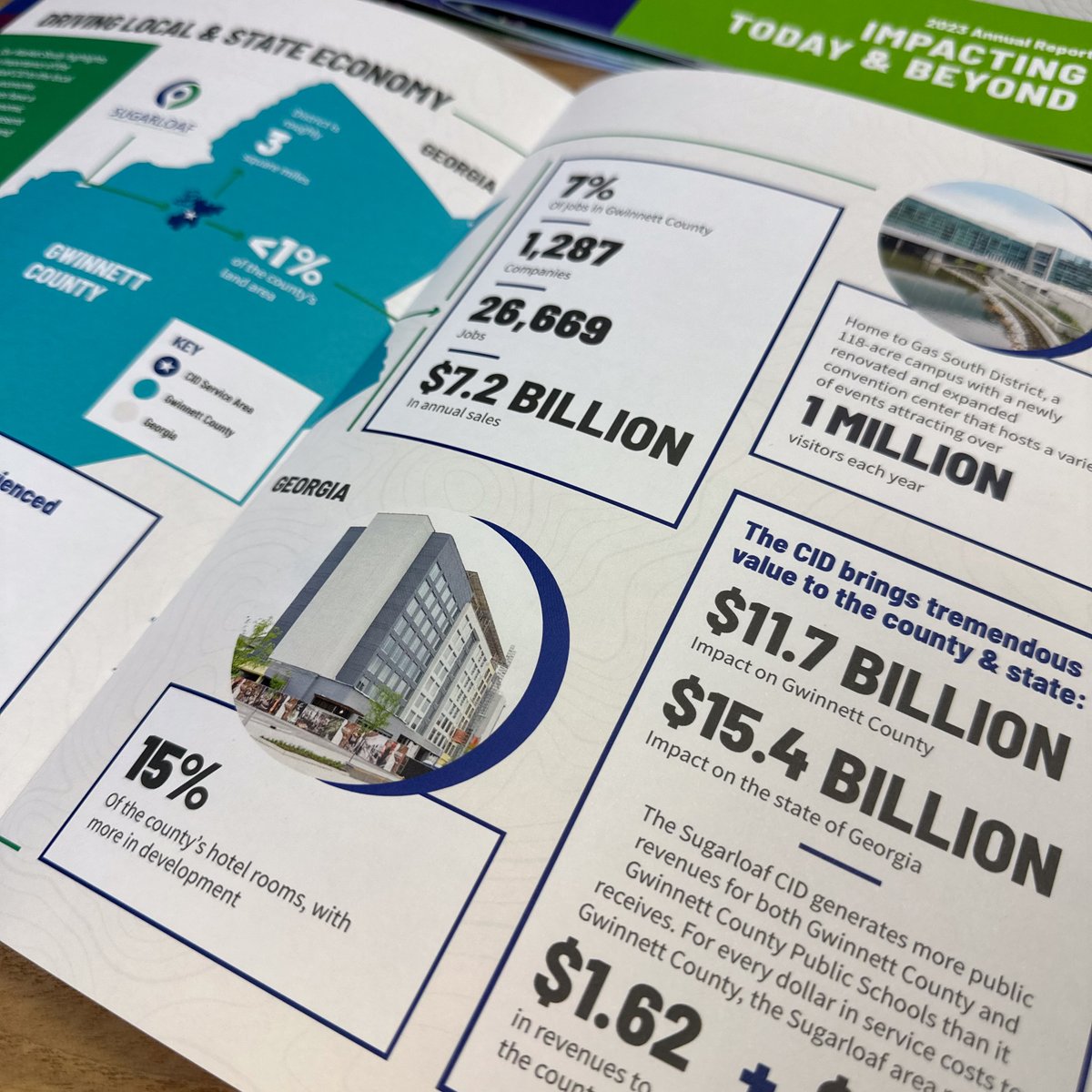 Check out our 2023 Annual Report, highlighting the economic impact of the Sugarloaf district and the projects that impact our community today and beyond! loom.ly/XVRdOAc
#SugarloafCID #GwinnettsDowntown #Connected #Safe #Attractive