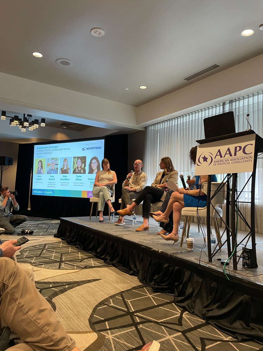 Fantastic insights at AAPC’s Winning with CTV in 2024! Participants highlighted the shift to tracking voter consumption habits. At Resonate, we adapt fast—our voter data updates nightly for real-time insights, ensuring your campaigns reach voters where they are. #Pollies2024
