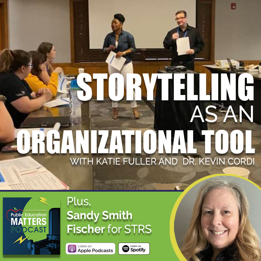 📣 The new #publiceducationmatters podcast has dropped! Storytelling as an organizing tool. Plus, Sandy Smith Fischer for STRS Listen & share 🎧 publiceducationmatters.transistor.fm/s4/17