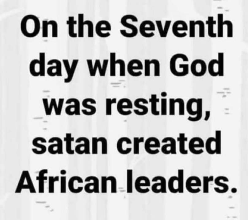 @jacksonpbn It just seems that AFRICA was created by God as a DUMPING ground for the WORST set of LEADERS the devil created!

WOLVES in SHEEP clothing answering your EXCELLENCIES!!!

Over N400billion stolen by one ex-Governor!

Meanwhile, just $600million & ABA enjoys 24/7hrs electricity!
😡