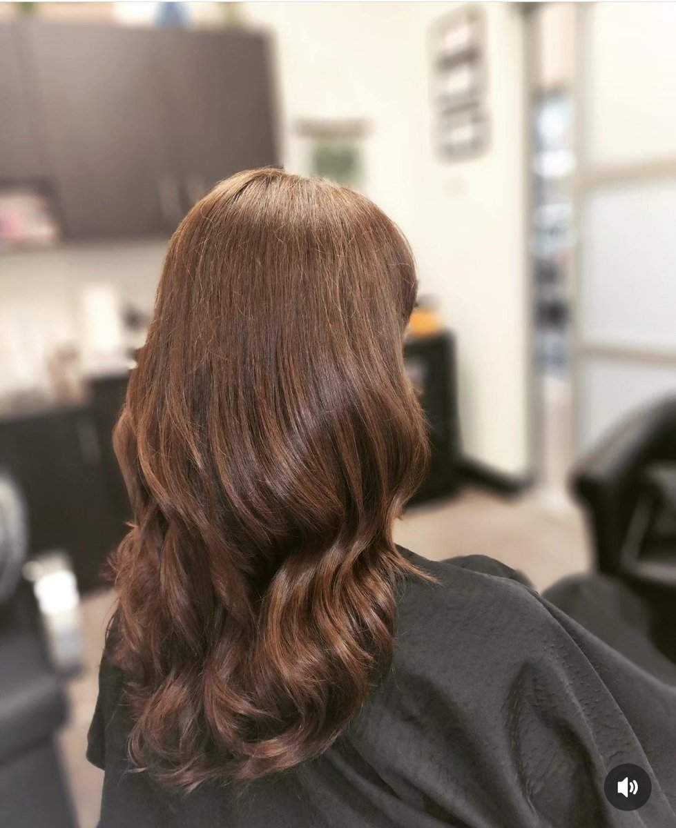 'Embracing the richness of a dark chocolate haircolor - it's like a decadent treat for your locks! 💇🍫 #DarkChocolateHair #HairGoals #RichColor #IndulgeYourself #ChocolateInspiration #HairEnvy