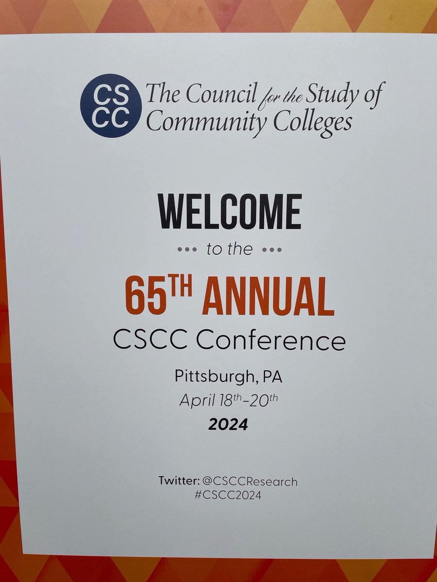 I’m thrilled to be in community with my academic family at #CSCC2024! #communitycollege #highered