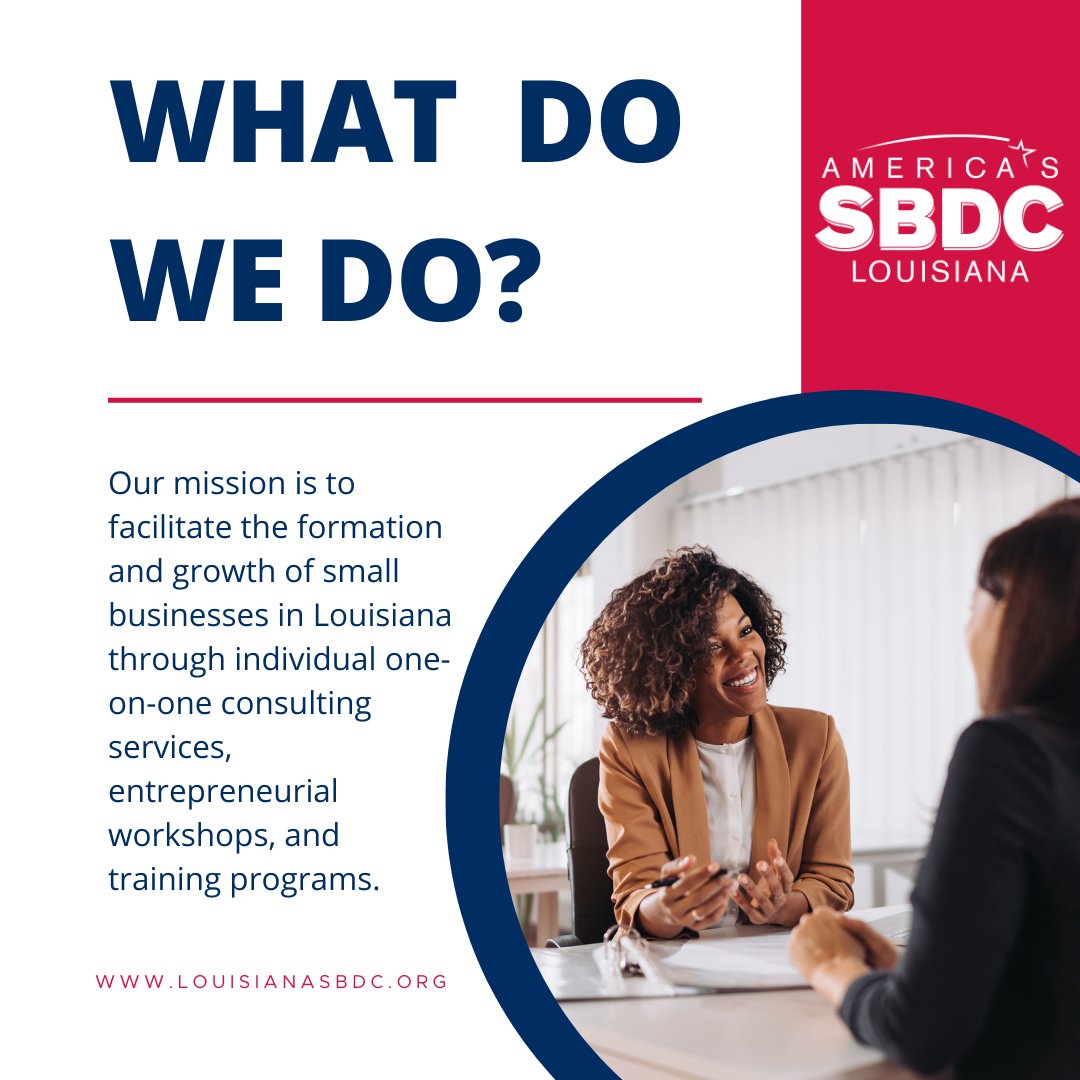 LSBDCUL's tweet photo. We help small businesses start and flourish! Ready to take the next step in your business and need assistance? Set up an appointment with us here: https://t.co/W9CDLbPjhS https://t.co/wJn6hfYziP