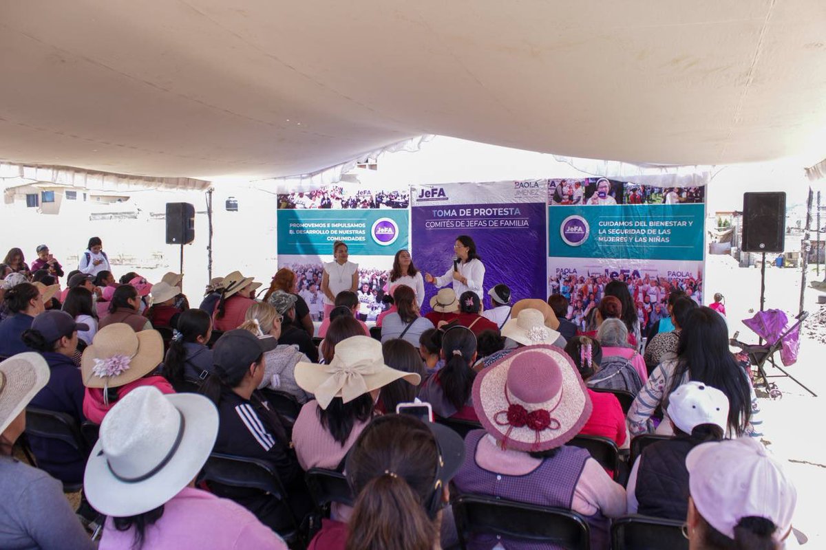 Nuestra causa nunca para. 

#PaolaJiménez #Diputada #Toluca #Zinacantepec #LaJefa 

🧵 2/2