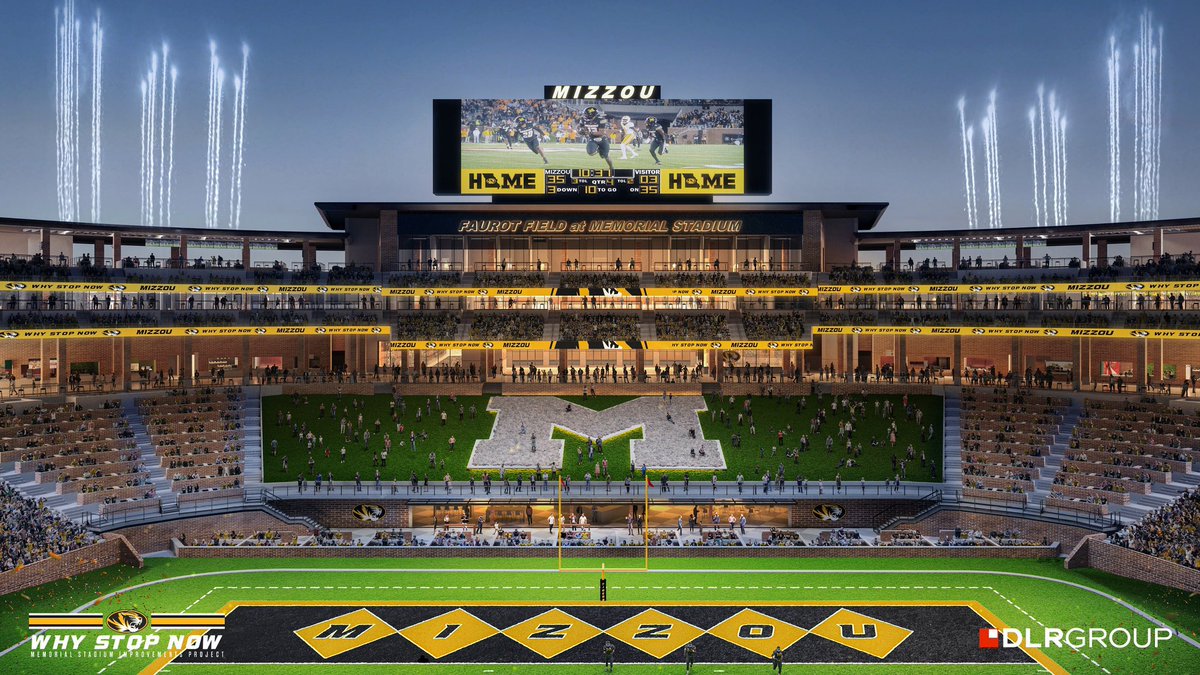 CFBTalkDaily's tweet photo. The sky is the limit at Mizzou

Mizzou has approved a 250 million dollar renovation of Memorial Stadium

Not sure there is an SEC program I’m more excited about https://t.co/EiadbCJKFW