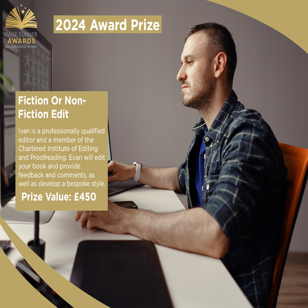 Fiction Or Non-Fiction Edit Prize 📚🎁 

Ready to enter our 5th year of awards & prizes 🤷🏻‍♂️ 
See All Our Prizes 👉🏻 pageturnerawards.com/2024-award-pri…
 
 #bookawards #writer #authormentor #bookaward #authorcompetition #writingawards #writingprizes #scriptdevelopment #author #fictioneditor