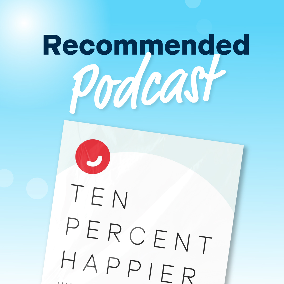 💪 Just like working your biceps in the gym, happiness is a skill you can train! 10% Happier is a podcast by @danbharris that promises to act as your happiness Stairmaster. We strongly recommend giving this a listen: bit.ly/3vCZIrU
