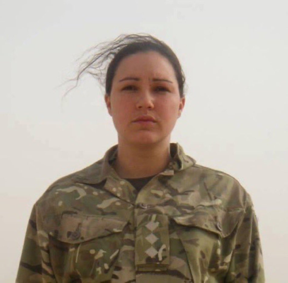 Lisa was the first female bomb disposal officer to be killed on operations. She was hit by the IED blast whilst trying to neutralise a cluster of IEDs in an area notorious for them. Thank you for your service Lisa ❤️ Lest we forget 🇬🇧