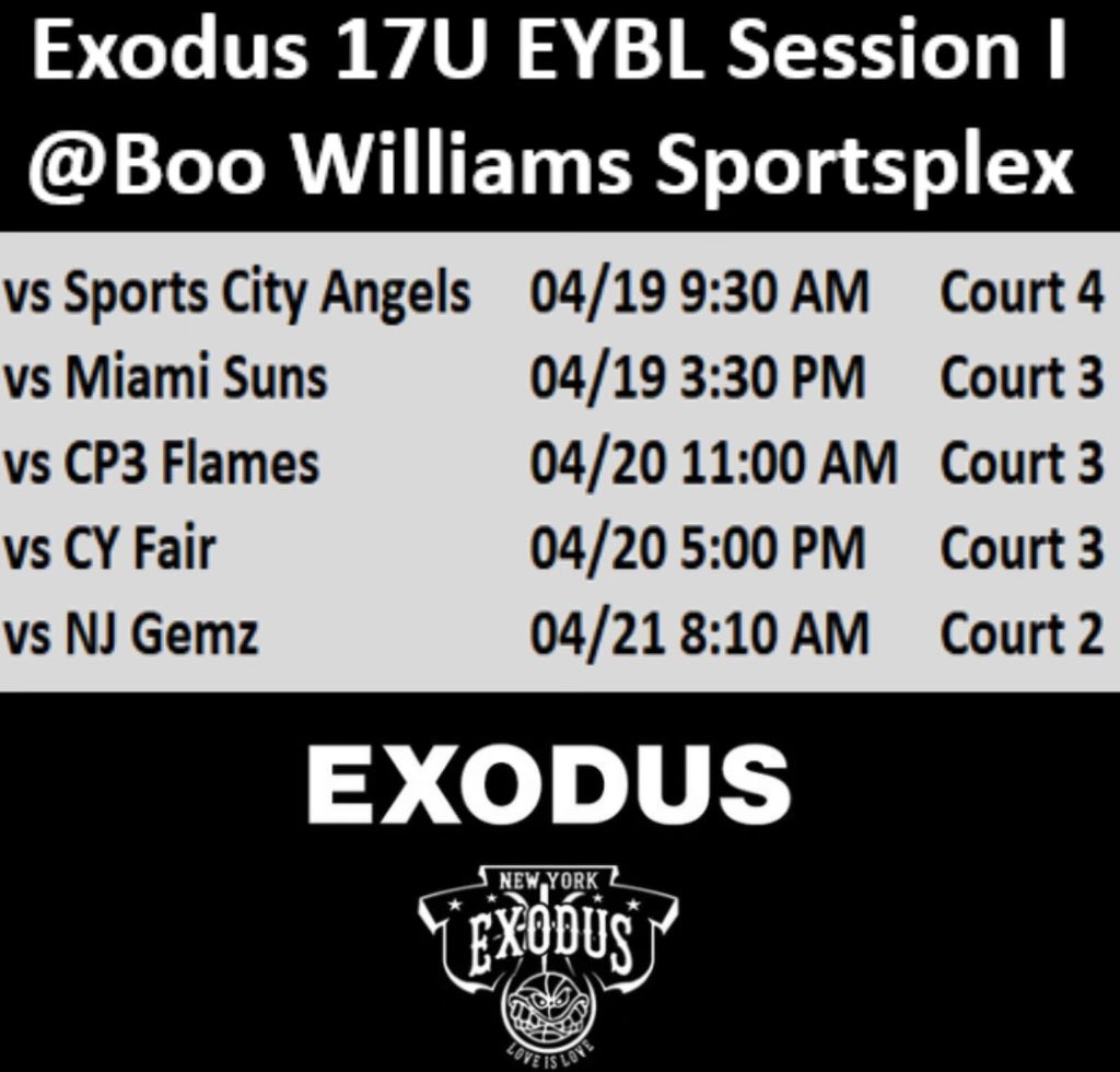 This is our schedule for this weekend !!! Check us out!